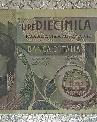 banconota 10.000 lire il Castagno 