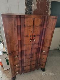 comò antico radica di noce