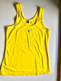 Arena, canotta sport donna, NUOVA, tg. M, gialla