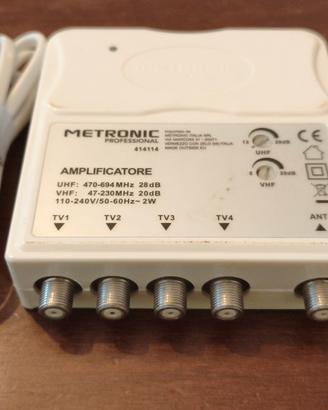 Amplificatore TV da interno Metronic