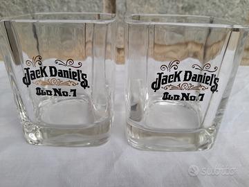 Coppia 2 bicchieri Jack Daniel's Old No. 7, nuovi