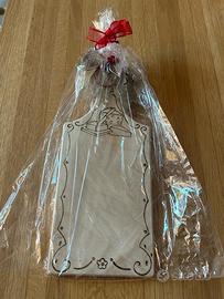 Tagliere in legno decorato a fuoco 