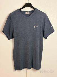 T-shirt vintage blu grigio – vestibilità M