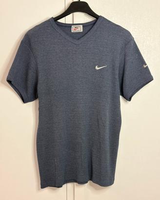 T-shirt vintage blu grigio – vestibilità M