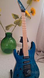 chitarra elettrica mancina ltd mh-203-qm