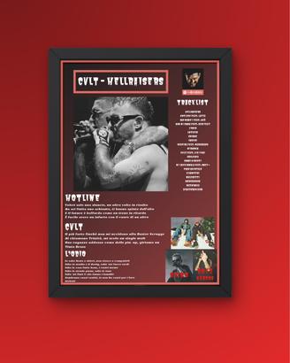 Poster o quadretto A4 Album noyz narcos Salmo