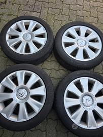 4 cerchi in lega Citroen 205.50.17 estive al90%