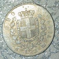 argento Regno d'Italia 2 lire 1863