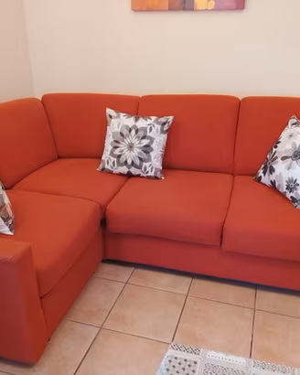 Divano letto angolare sfoderabile