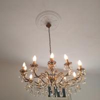 Lampadario in ottone