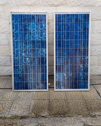 2 pannelli fotovoltaici policristallino