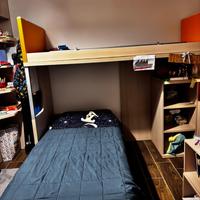 Cameretta completa Doimo armadio letto scrivania