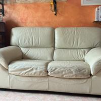 Divano in pelle due posti
