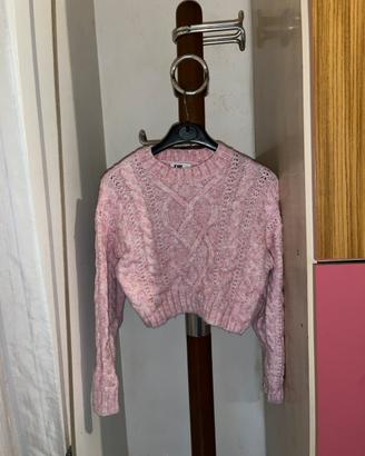 Maglione Donna Rosa Melange