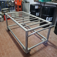 Carello inox con ruote