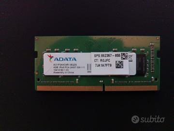 Ram sodimm Adata 4gb-Pc4