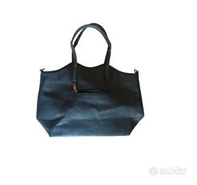 Borsa nera elegante da donna (in ecopelle)