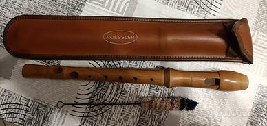 Flauto Roessler in legno di pero
