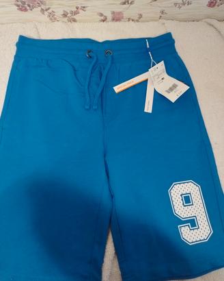 pantaloncini estivi blu ragazzo 11/12 anni 