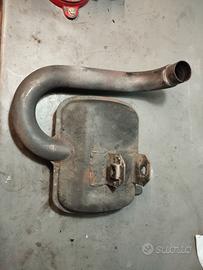 Sito Marmitta per Vespa 125/150 PX - Nera Opaca