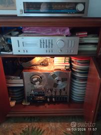 Stereo vintage Akai con amplificatore JVC 