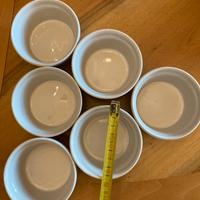 6 coppette ceramica da forno
