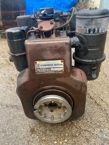 Motore diesel usato lombardini 6ld 530 funzionant