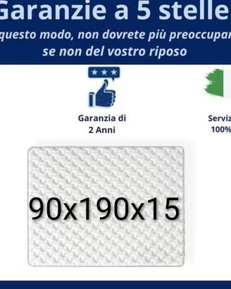 Materasso Memory 90x190x15