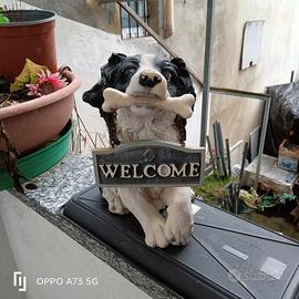 STATUA  DI CANE SA BERNARDO
