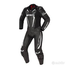Tuta da moto due pezzi Mtech Halo Nero/Nero54