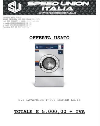 Lavatrice industriale kg.18
