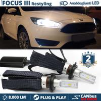 Luci LED H7 Ford Focus Mk3 Restyling ANABBAGLIANTI