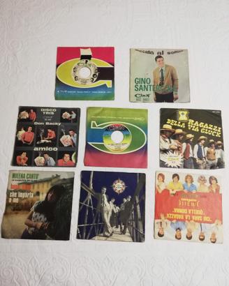 Set Clan Celentano 8 Vinile 45 Giri Anni  60