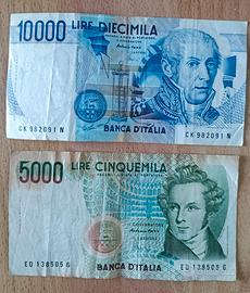 Banconote lire italiane 