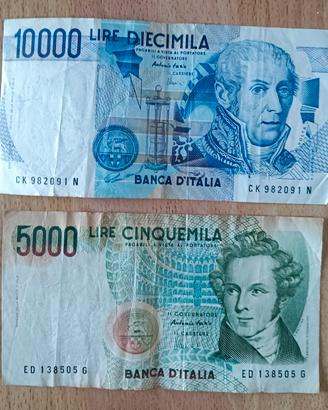 Banconote lire italiane 