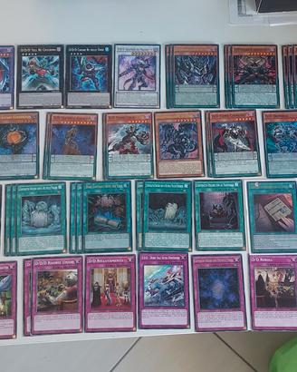 lotto base completa deck D/D/D yugioh