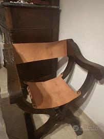 Sedia Savonarola Dantesca Rinascimentale