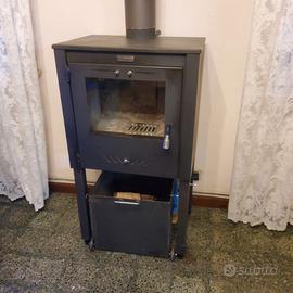 Stufa a legna combustibile solido camino 15kw risc