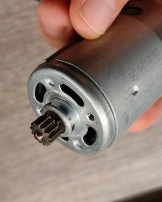 Motore elettrico 12V con Pignone 13 Denti