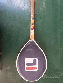 Racchetta Tennis Vintage Legno Fila "Wud4Four" + C