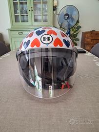 casco moto donna bhr