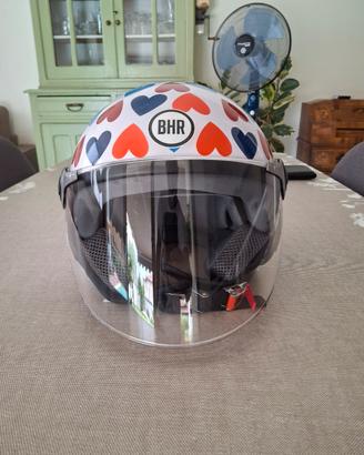 casco moto donna bhr