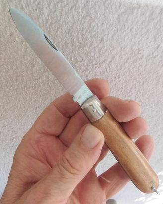 Coltello Apribile Manico in Faggio Italy anno 1963