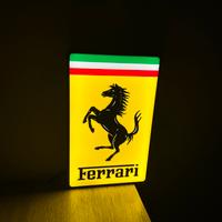 Lampada Stemma Ferrari stampa 3D usb