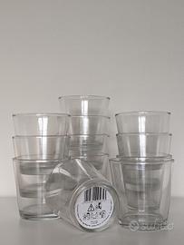 Set 12 Porta Candela In Vetro Pajoma Ø 7,5 cm