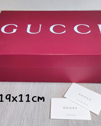 scatola Gucci rossa donna