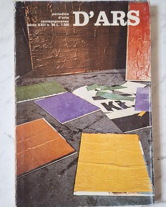 Rivista D'Ars n. 96 1981 Arte Contemporanea