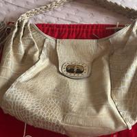 Braccialini originale borsa in vera pelle