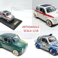 Fiat 500 Artigianali 1/18 e 1/16 Tanomodels