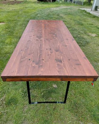 TAVOLI ARTIGIANALI IN LEGNO MASSELLO RICHIUDIBILI